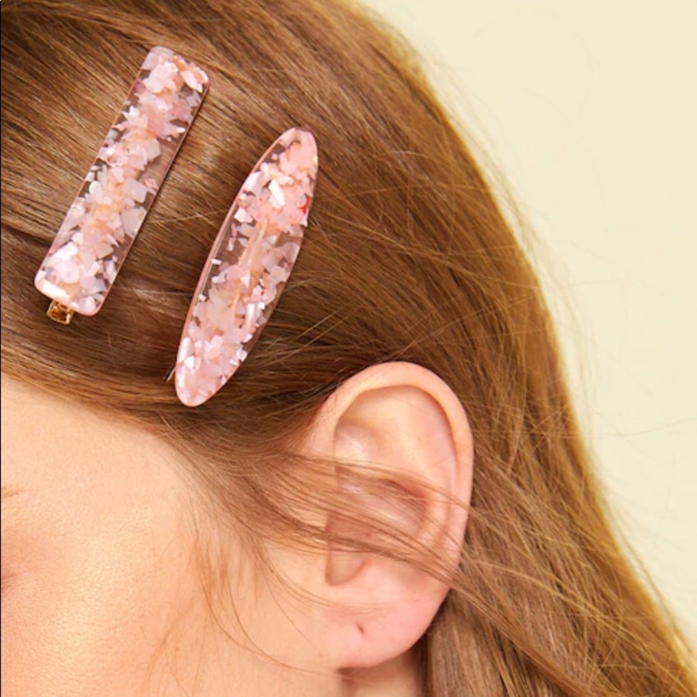 Pretty Pink Hair Clips
